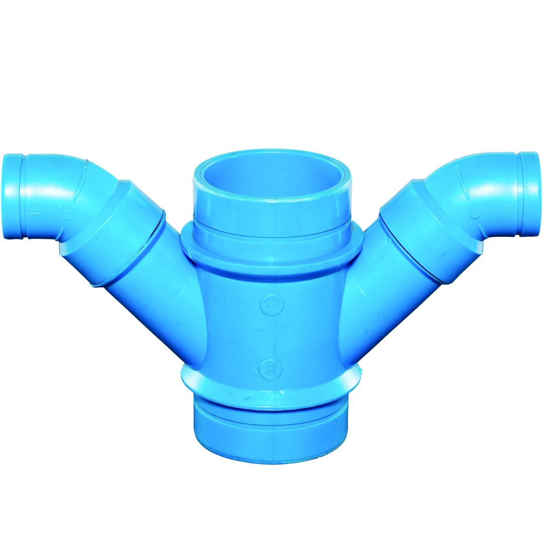 Product Image - Reducing Dbl Long Turn Wyes Blueline FRPP NH - Small