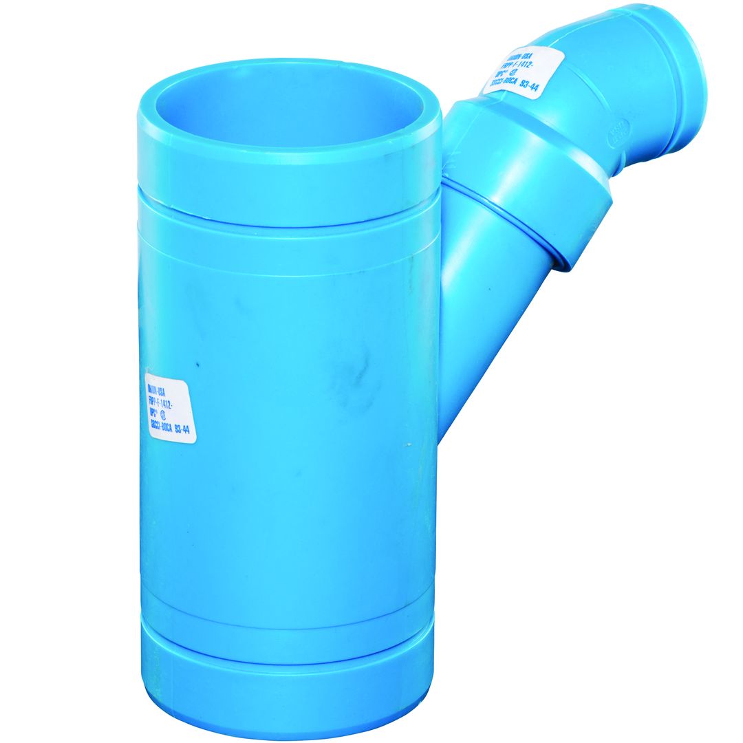 Product Image - Reducing Long Turn Wyes Blueline FRPP NH - Small - Angle