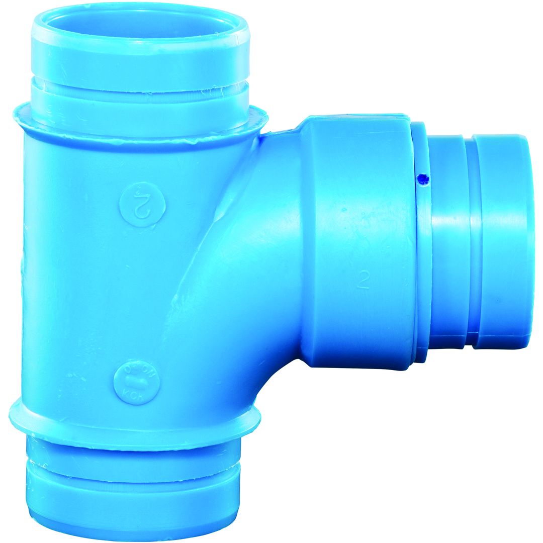 Product Image - Sanitary Tees Blueline FRPP NH - Sanitary Tee
