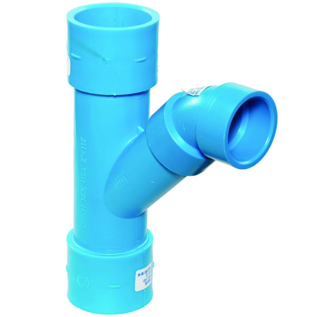Product Image - Reducing Long Turn Wyes Blueline FRPP SF - 2 x 1.5 - Angle